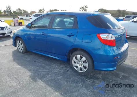 2009 Toyota Matrix z USA, uszkodzony, nr VIN 2T1KU40E49C159686